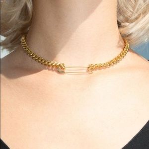 Brandy Melville Safety Pin Necklace